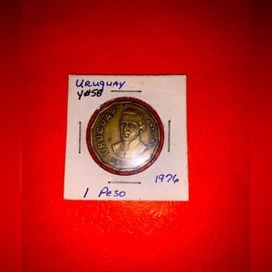 1976 Uruguay 1 Peso Coin